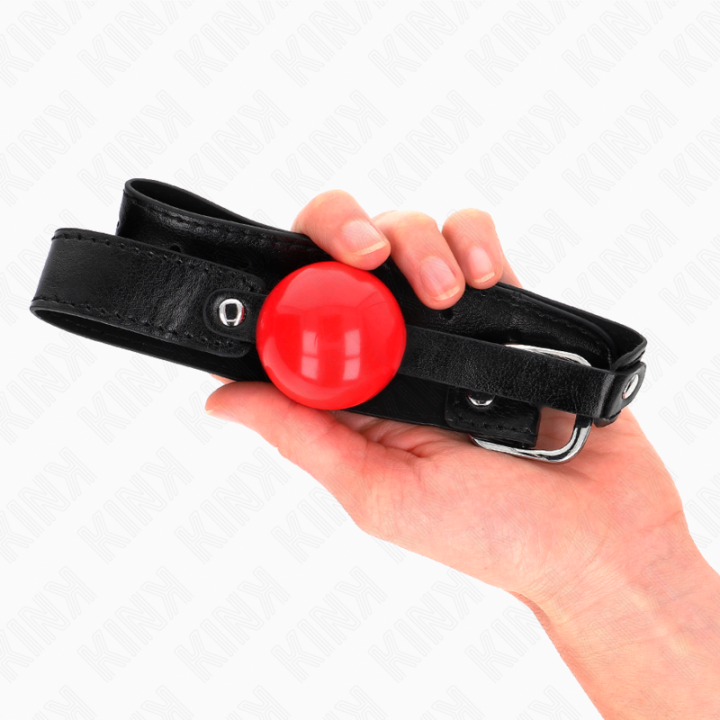 KINK - BOLA TPE MACIA 4 CM GAG MODELO 1 66 x 2.5 CM AJUSTÁVEL 41-61 CM