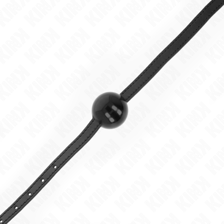KINK - BOLA SIMPLES PRETA MORDAÇA 4 CM 65 x 1.5 CM