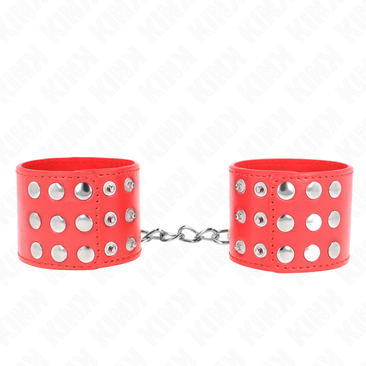 KINK - PULSO COM SNAP FASTEN VERMELHO AJUSTÁVEL 19-24 CM X 5.5 CM
