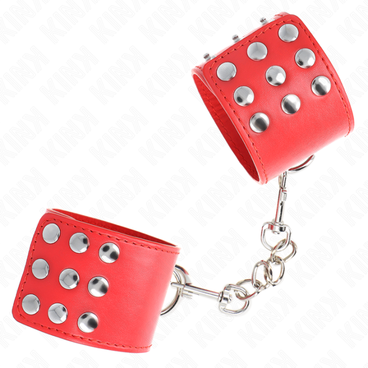KINK - PULSO COM SNAP FASTEN VERMELHO AJUSTÁVEL 19-24 CM X 5.5 CM
