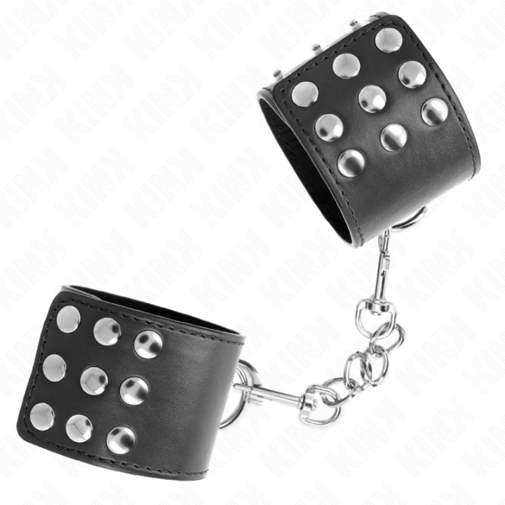KINK - PULSO COM SNAP FASTEN PRETO AJUSTÁVEL 19-24 CM X 5.5 CM