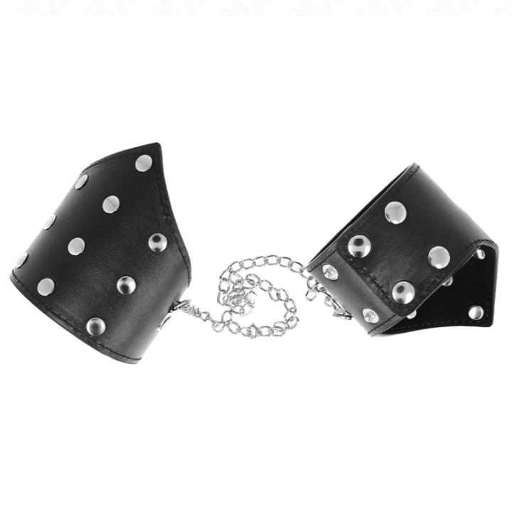 KINK - PULSEIRAS ESTILO PONTO PRETO COM CORRENTE AJUSTÁVEL ??17-23 CM X 8.5 CM