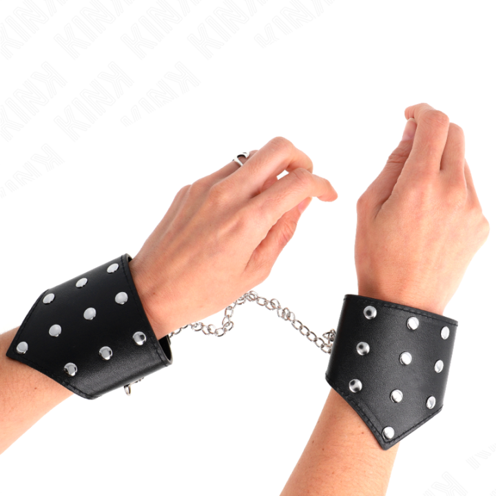 KINK - PULSEIRAS ESTILO PONTO PRETO COM CORRENTE AJUSTÁVEL ??17-23 CM X 8.5 CM