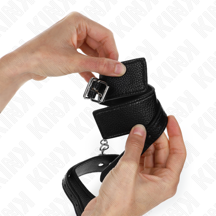 KINK - PULSO PADRÃO COBRA PRETO AJUSTÁVEL 20-28 CM X 5.4 CM
