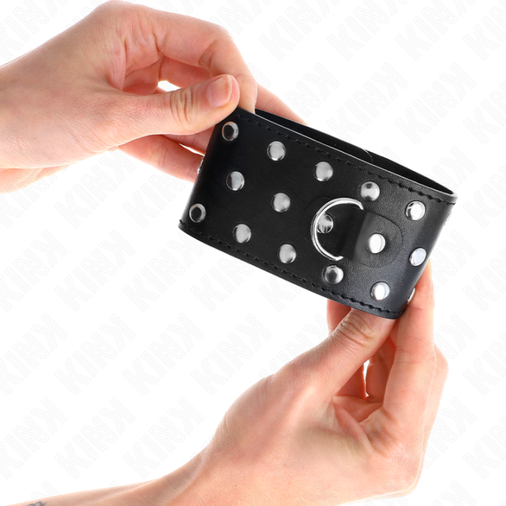 KINK - RETENÇÕES DE PULSO PUNK AJUSTÁVEIS 19-24 CM X 5.5 CM