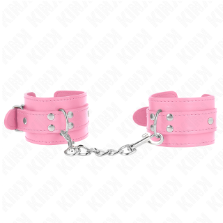 KINK - PULSO SIMPLES ROSA AJUSTÁVEL 20-23 CM X 5.5 CM
