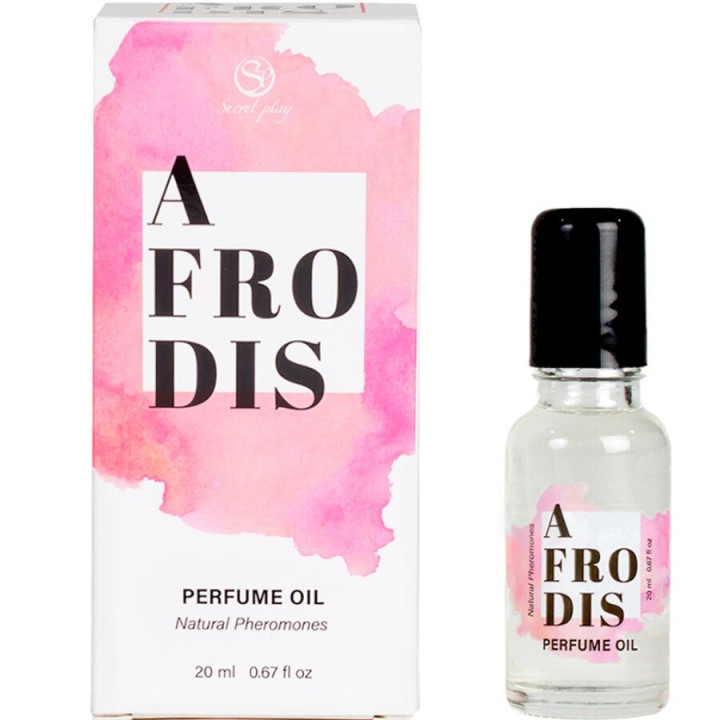 SECRETPLAY - AFRODIS PERFUME EM ÓLEO COM FEROMÔNIOS PARA MULHERES 20 ML