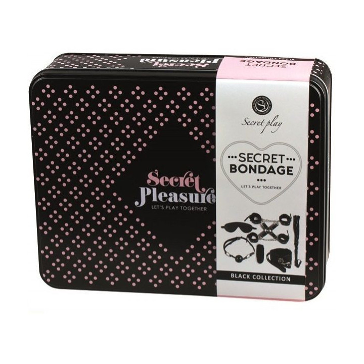 SECRETPLAY - BDSM SET 8 PCS BLACK