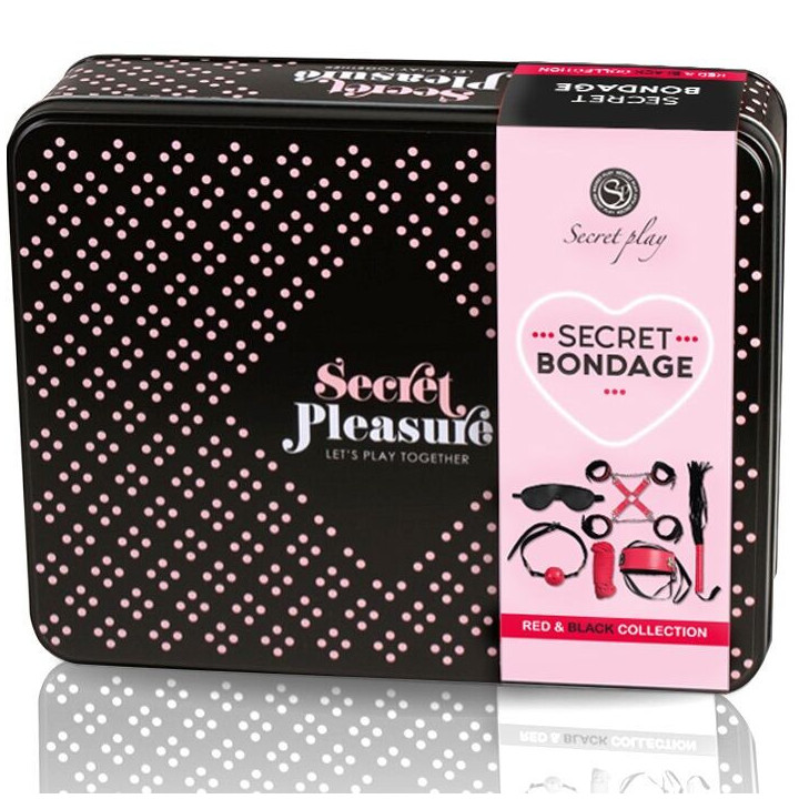 SECRETPLAY - BDSM SET 6 PCS RED COLLECTION