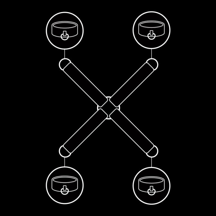 FETISH SUBMISSIVE - UNIÃO DE ALGEMAS DE COURO VEGANO