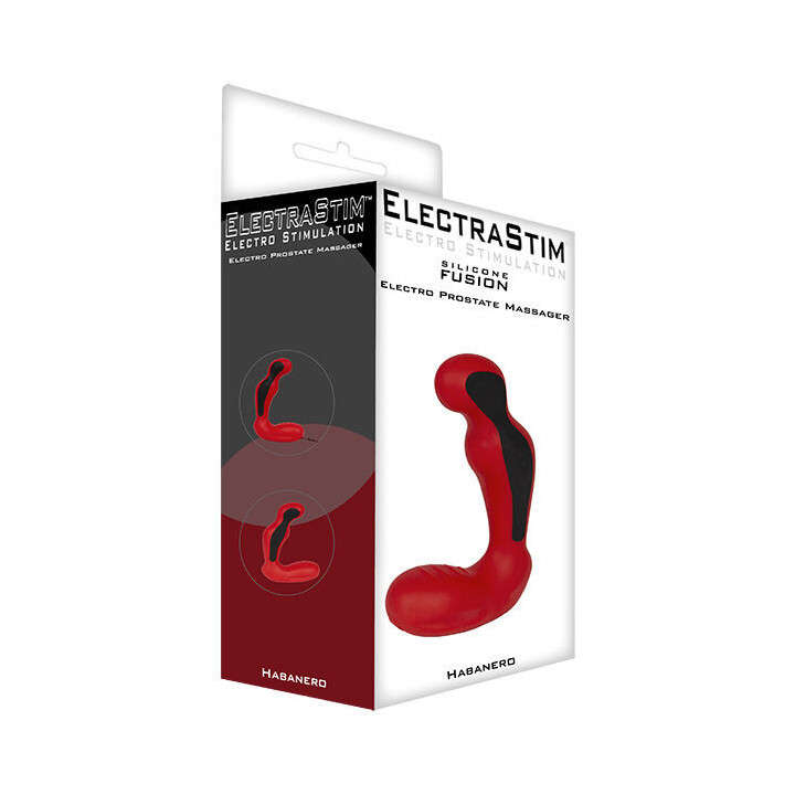 ELECTRASTIM - SILICONE FUSION HABANERO MASSAGEADOR DE PRÓSTATA