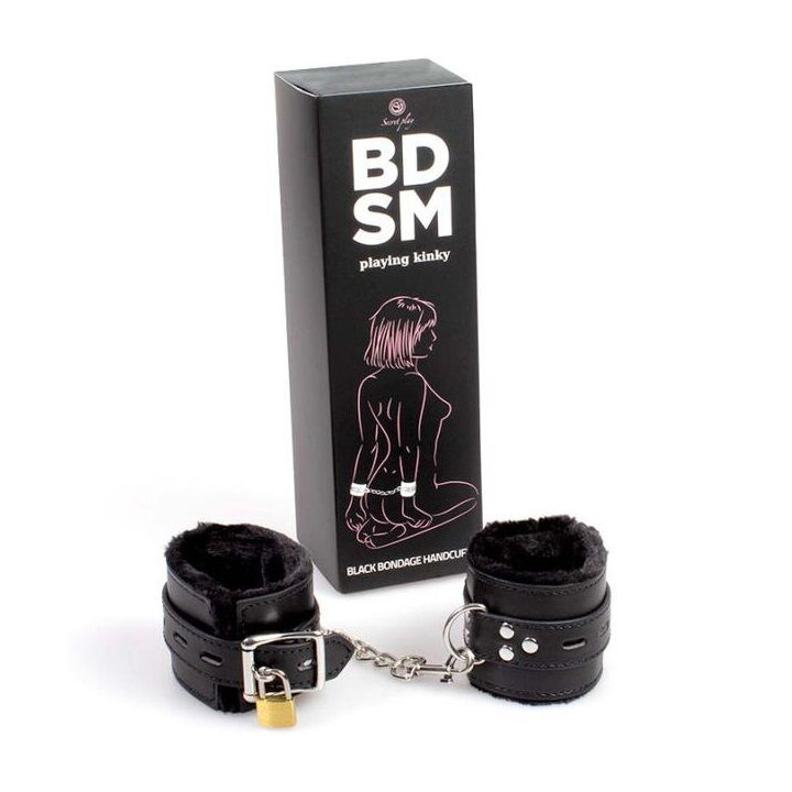 SECRETPLAY - ALGEMAS  BLACK BONDAGE COLEÇÃO BDSM