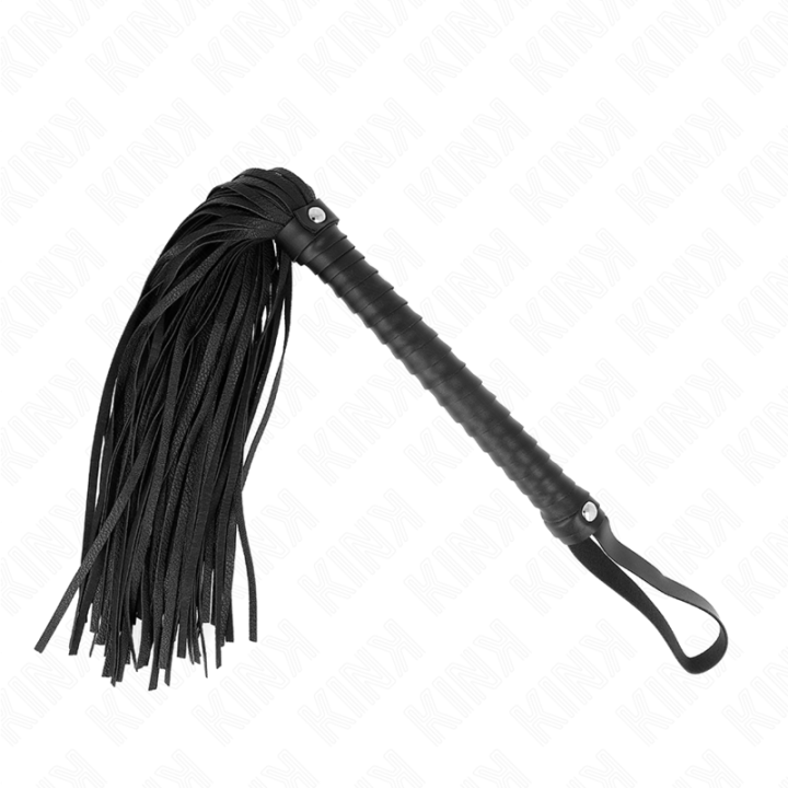 KINK - CHICOTE COM CABO TEXTURADO PRETO 48.5 CM