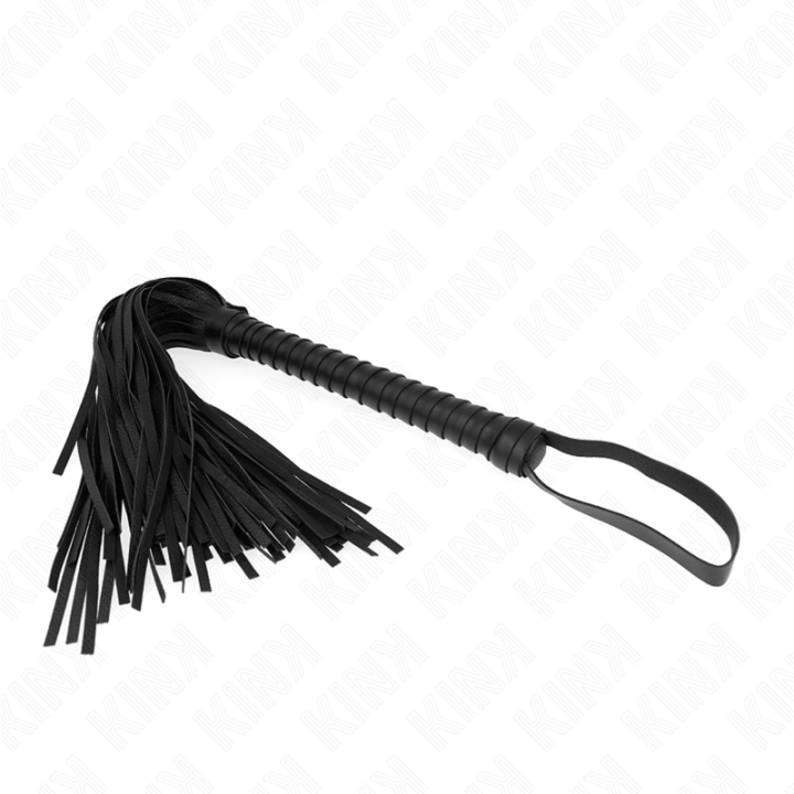 KINK - CHICOTE COM CABO TEXTURADO PRETO 48.5 CM