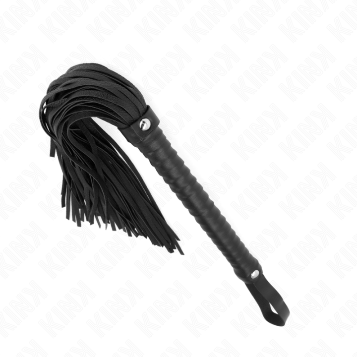KINK - CHICOTE COM CABO TEXTURADO PRETO 48.5 CM