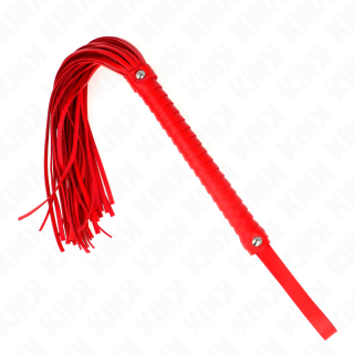KINK - CHICOTE COM CABO TEXTURADO VERMELHO 48.5 CM
