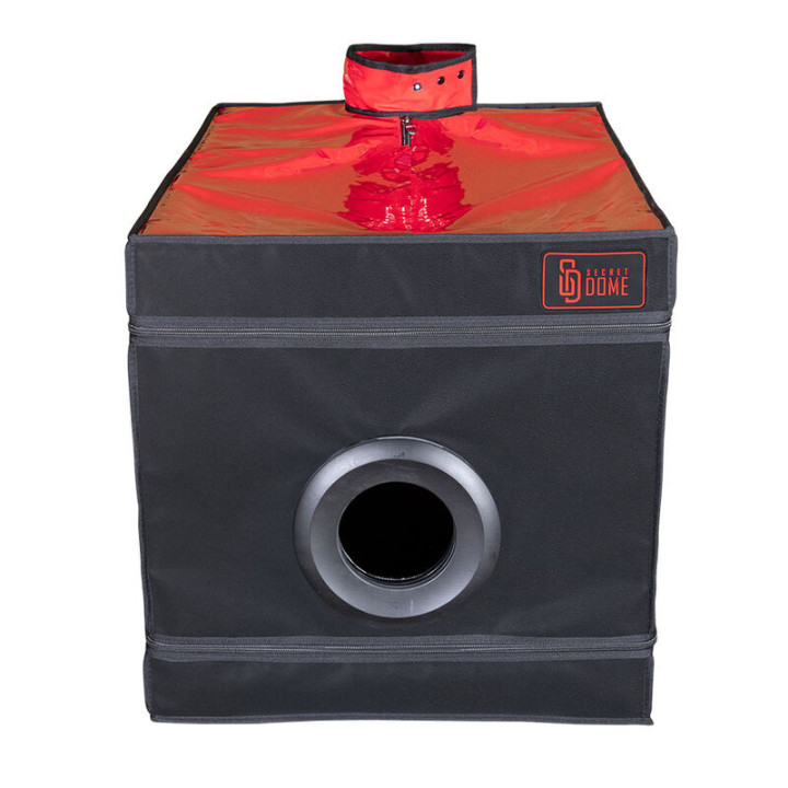 SECRET DOME - KINK CLUB LA NICHE CABIN PRETO E VERMELHO