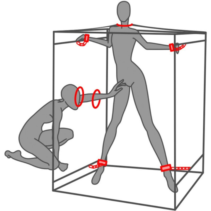 SECRET DOME - ESCÂNDALO DA CABINE DO KINK CLUB PRETO E VERMELHO