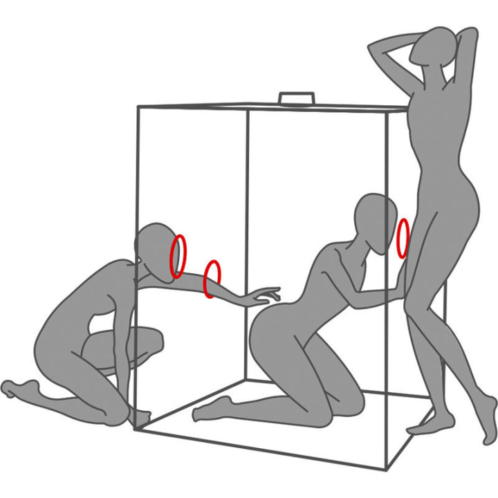 SECRET DOME - ESCÂNDALO DA CABINE DO KINK CLUB PRETO E VERMELHO