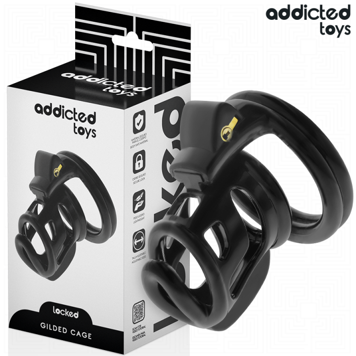 ADDICTED TOYS LOCKED - GAIOLA GILDEN GAIOLA PARA PÊNIS 8.5 CM