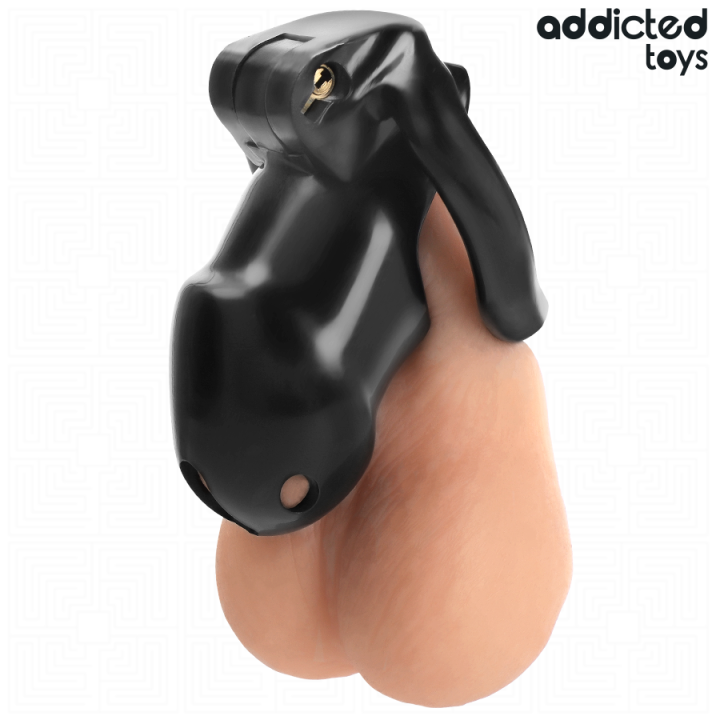ADDICTED TOYS LOCKED - GAIOLA PARA PÊNIS CELL MINDNIGHT 4.2 CM TAMANHO M