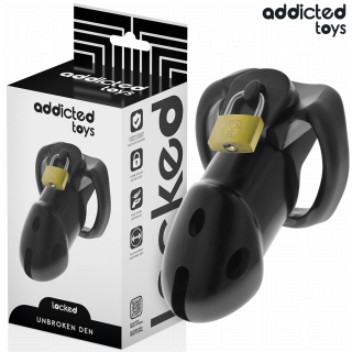 ADDICTED TOYS LOCKED - GAIOLA DE PÊNIS DEN INQUEBRÁVEL 9.8 CM