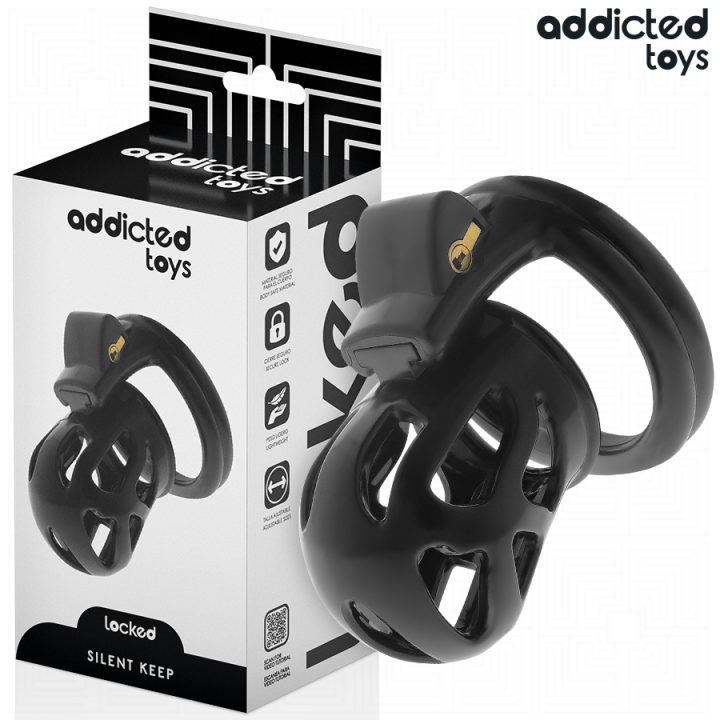 ADDICTED TOYS LOCKED - GAIOLA PARA PÊNIS SILENT KEEP 7.5 CM