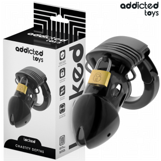 ADDICTED TOYS LOCKED - GAIOLA PARA PÊNIS CHASTITY DEPHHS 7.5 CM
