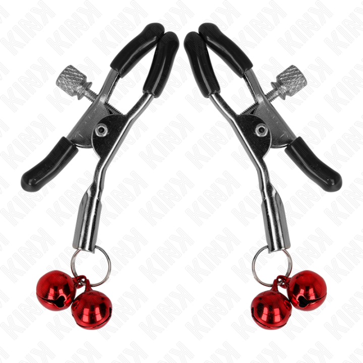 KINK - GRAMPO DE BICO DUPLO SINO VERMELHO 6 CM