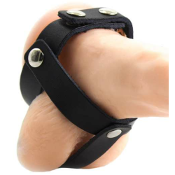 GAIOLA DE BOLAS DE COURO FETICHE OHMAMA