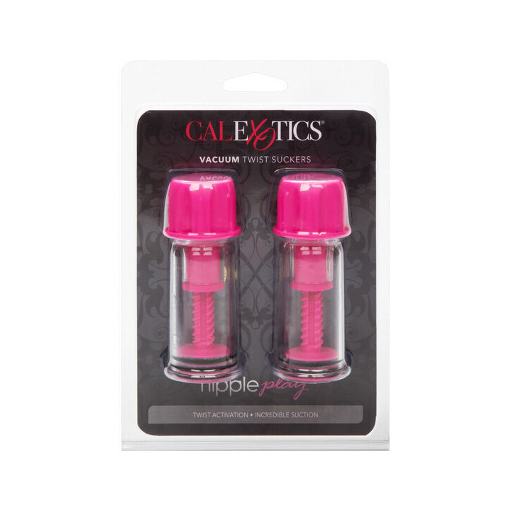 CALEXOTICS - VENTOSA DE SUCÇÃO DE MAMILOS VACCUM TWIST ROSA