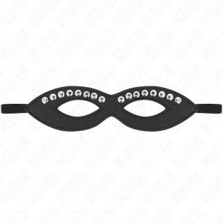 KINK - MÁSCARA DE OLHOS COM MINI REBITES MODELO 1 20.5 x 5.5 CM