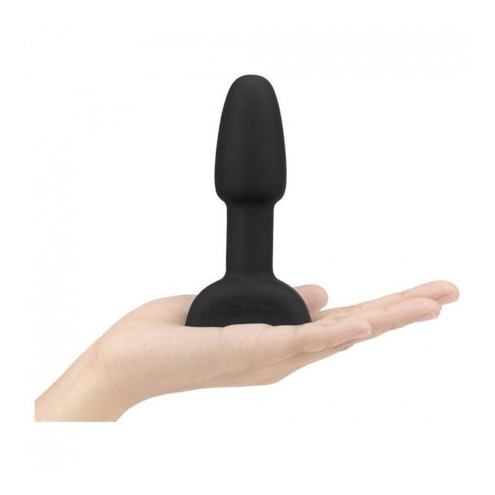 B-VIBE - PLUG ANAL DE CONTROLE REMOTO RIMMING PETITE PRETO