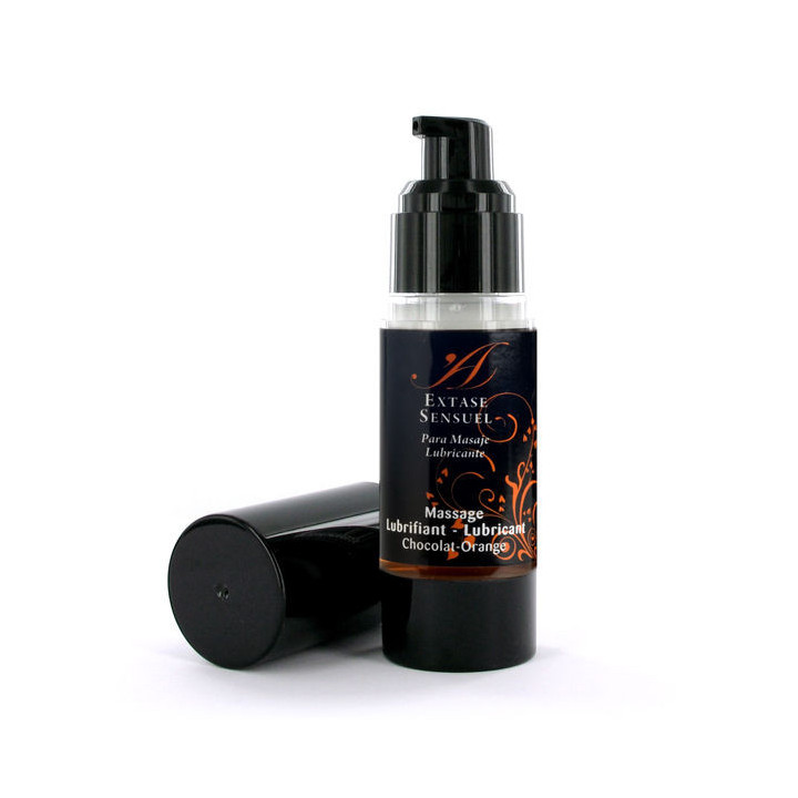 EXTASE SENSUAL - LUBRIFICANTE CHOCOLATE E LARANJA 30 ML