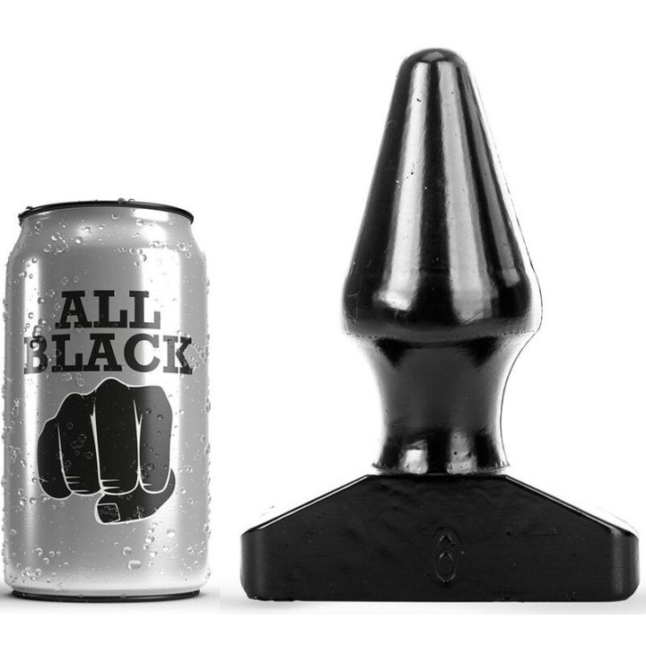 ALL BLACK - PLUG ANAL 15.5 CM