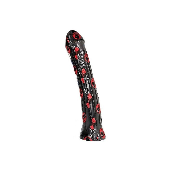 ALL BLACK - PLUG DILDO 31 CM