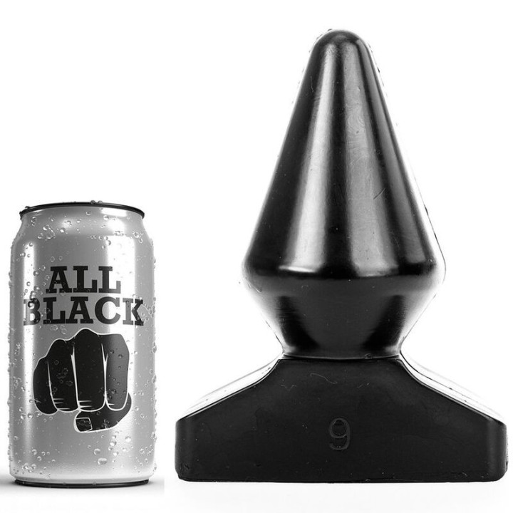 ALL BLACK - PLUG ANAL 18.5 CM