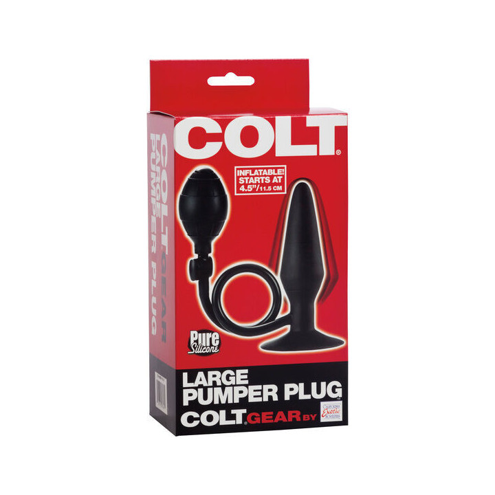 CALEXOTICS - PLUGUE DE BOMBA GRANDE COLT PRETO