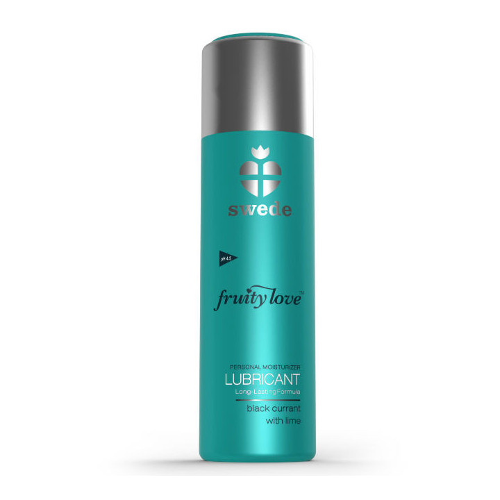 SWEDE - FRUITY LOVE LUBRIFICANTE GROSELHA PRETA LIMÃO 100 ML
