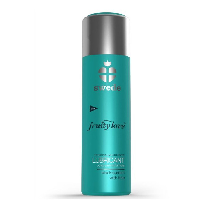 SWEDE - FRUITY LOVE LUBRIFICANTE GROSELHA PRETA LIMÃO 50 ML