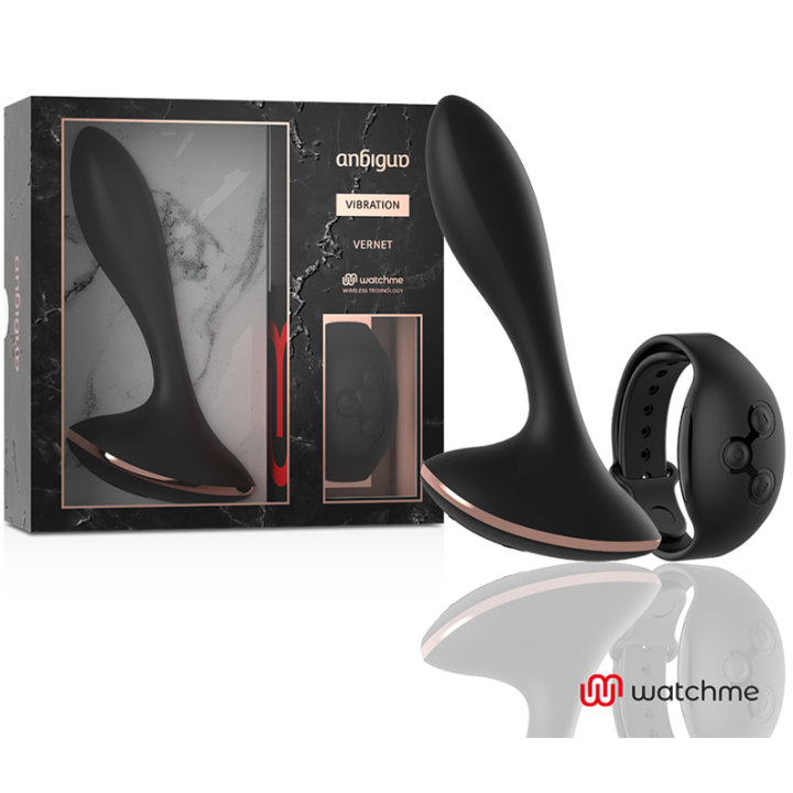 ANBIGUO - WATCHME CONTROLE REMOTO VIBRADOR ANAL PLUG VERNET