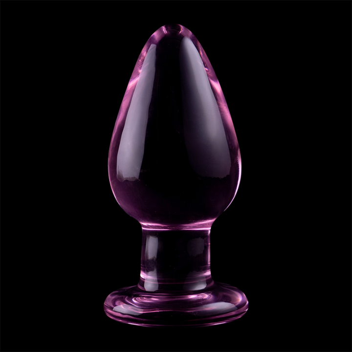 NEBULA SERIES BY IBIZA - MODELO 3 ANAL PLUG VIDRO BOROSILICADO ROSA 11 CM -O- 5 CM