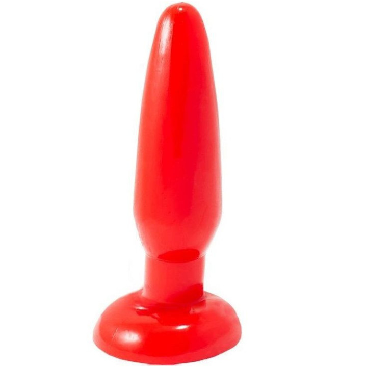 BAILE - PLUG ANAL PEQUENO VERMELHO 15 CM