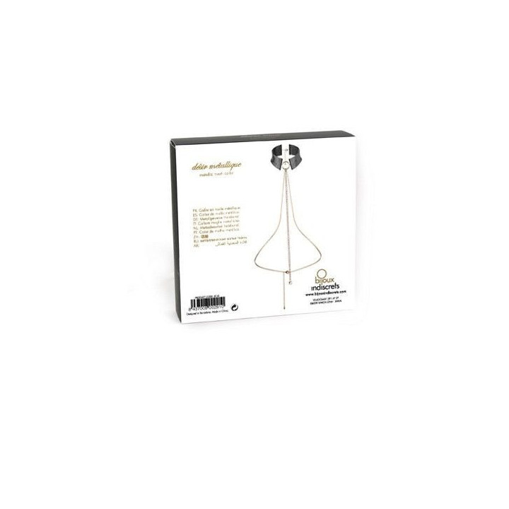 BIJOUX - DÉSIR MÉTALLIQUE COLAR METLICO PRETO