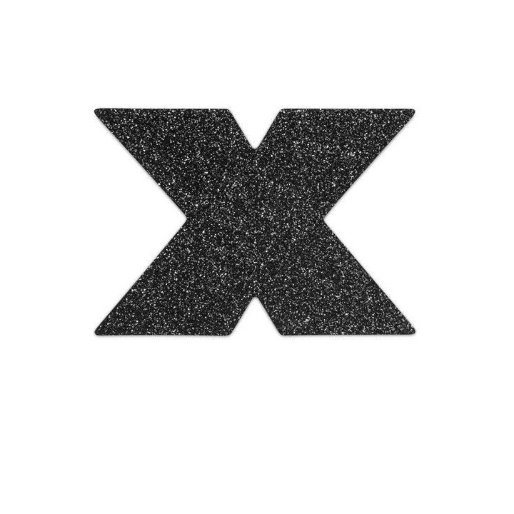 BIJOUX - INDISCRETS NIPPLE CAPS FLASH CROSS PRETO