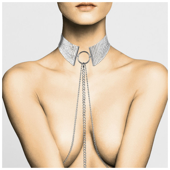 BIJOUX - DÉSIR MÉTALLIQUE COLAR METLICO DE PRATA