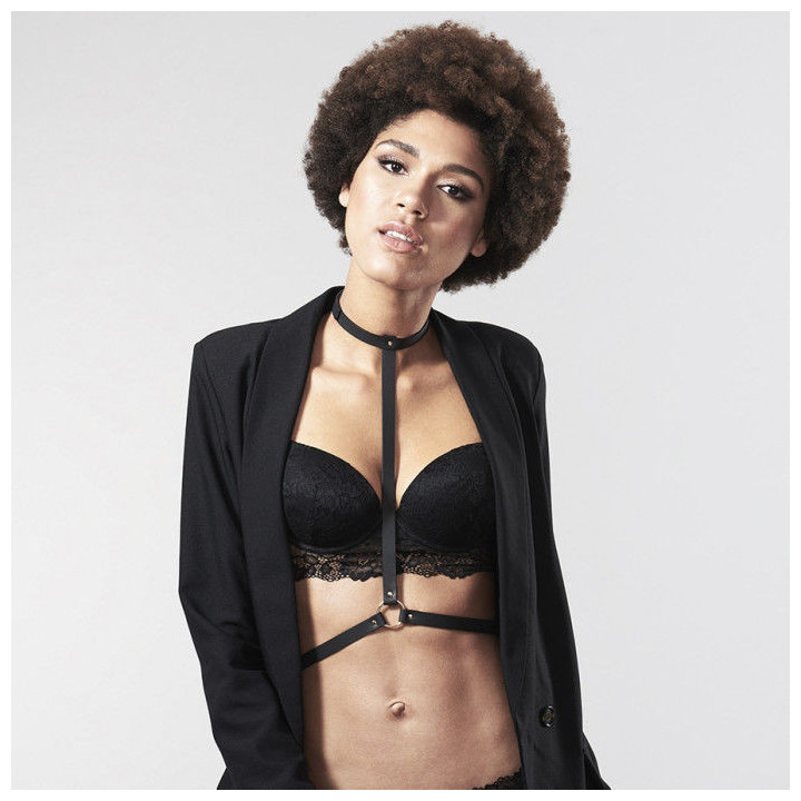 BIJOUX - INDISCRETS MAZE ARNÊS PRETO