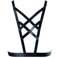 BIJOUX INDISCRETS - COLEIRA MAZE CROSSOVER COM DECOTE PRETO