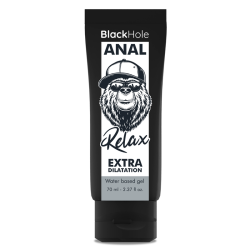 BLACK HOLE - GEL DILATADOR ANAL À BASE DE ÁGUA 70 ML