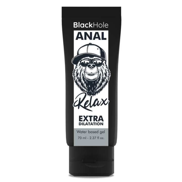 BLACK HOLE - GEL DILATADOR ANAL À BASE DE ÁGUA 70 ML